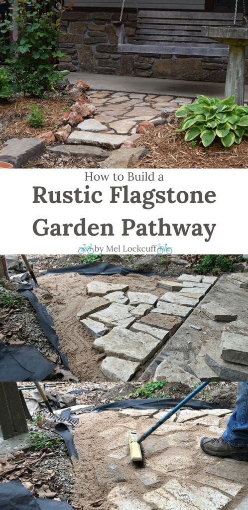 Rustic Flagstone Garden Pathway