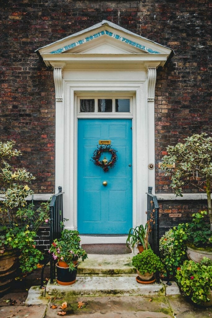 Robin's Egg Blue Door Color